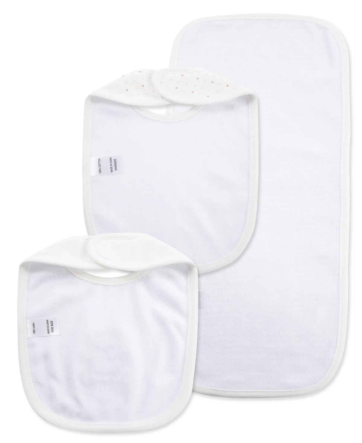 Gentle Bear Bib & Burp Cloth