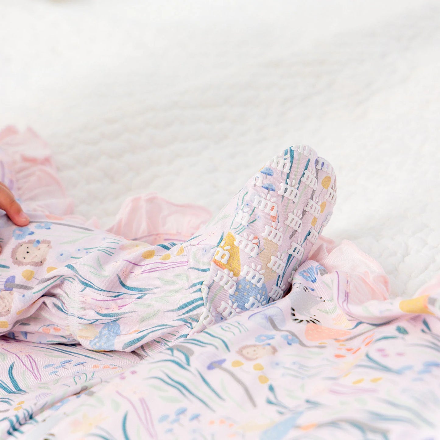Magnetic Me Shroom and Bloom Ruffle Modal Magnetic Footie