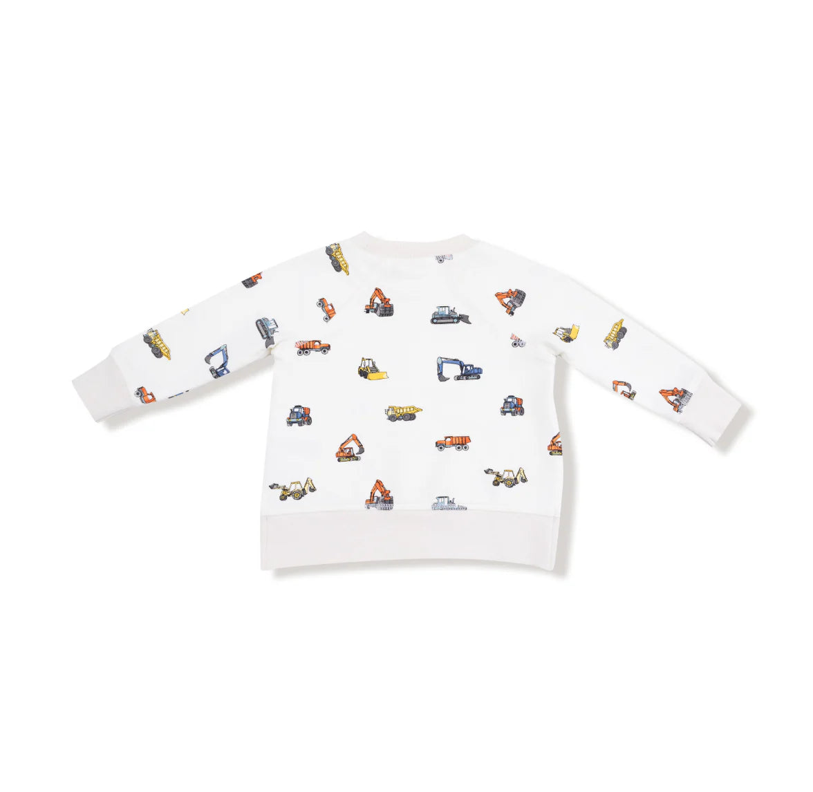 Construction Vehicles Raglan Sweatshirt & Jogger Set