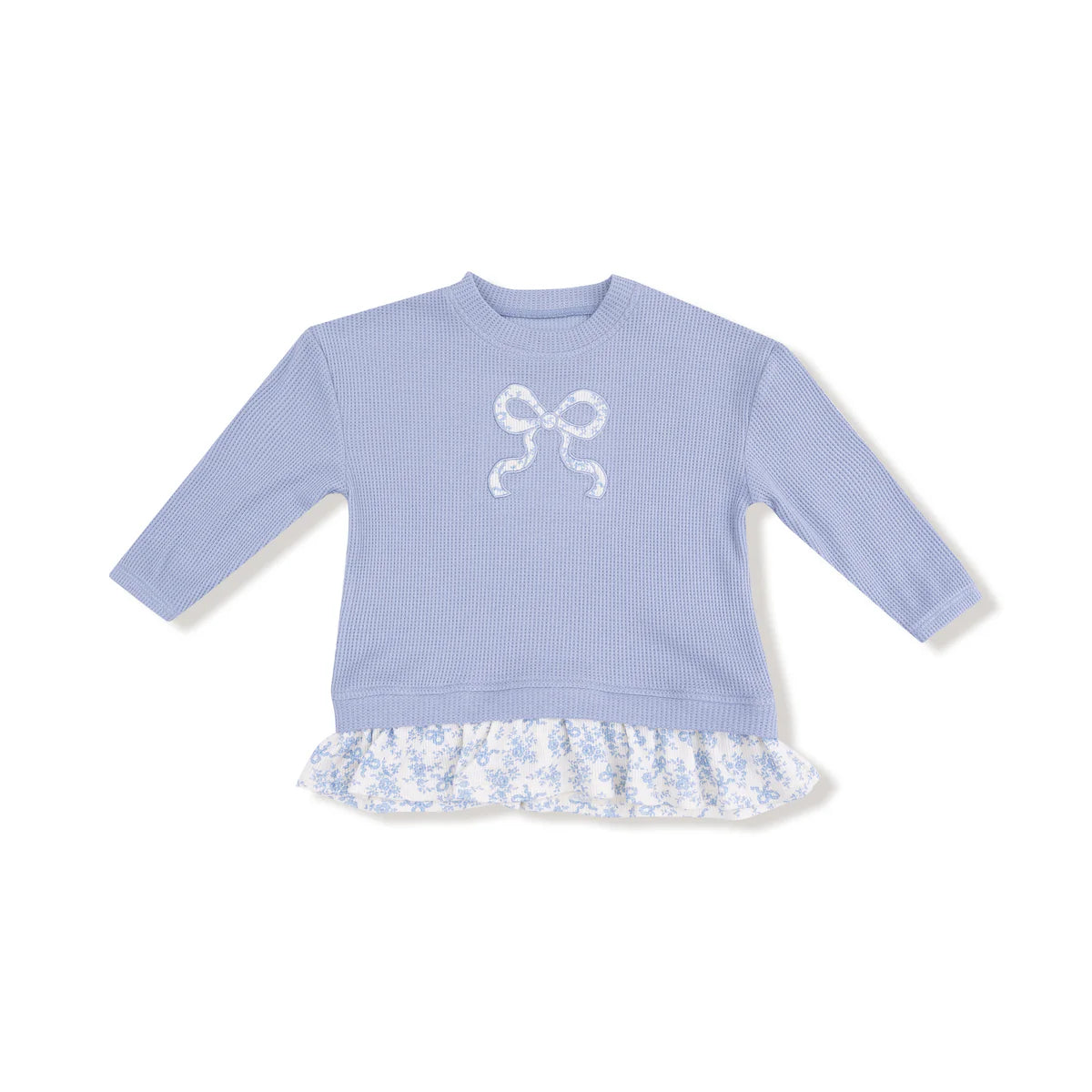 Romi Floral Waffle Pull Over
& Rib Leggings Set
