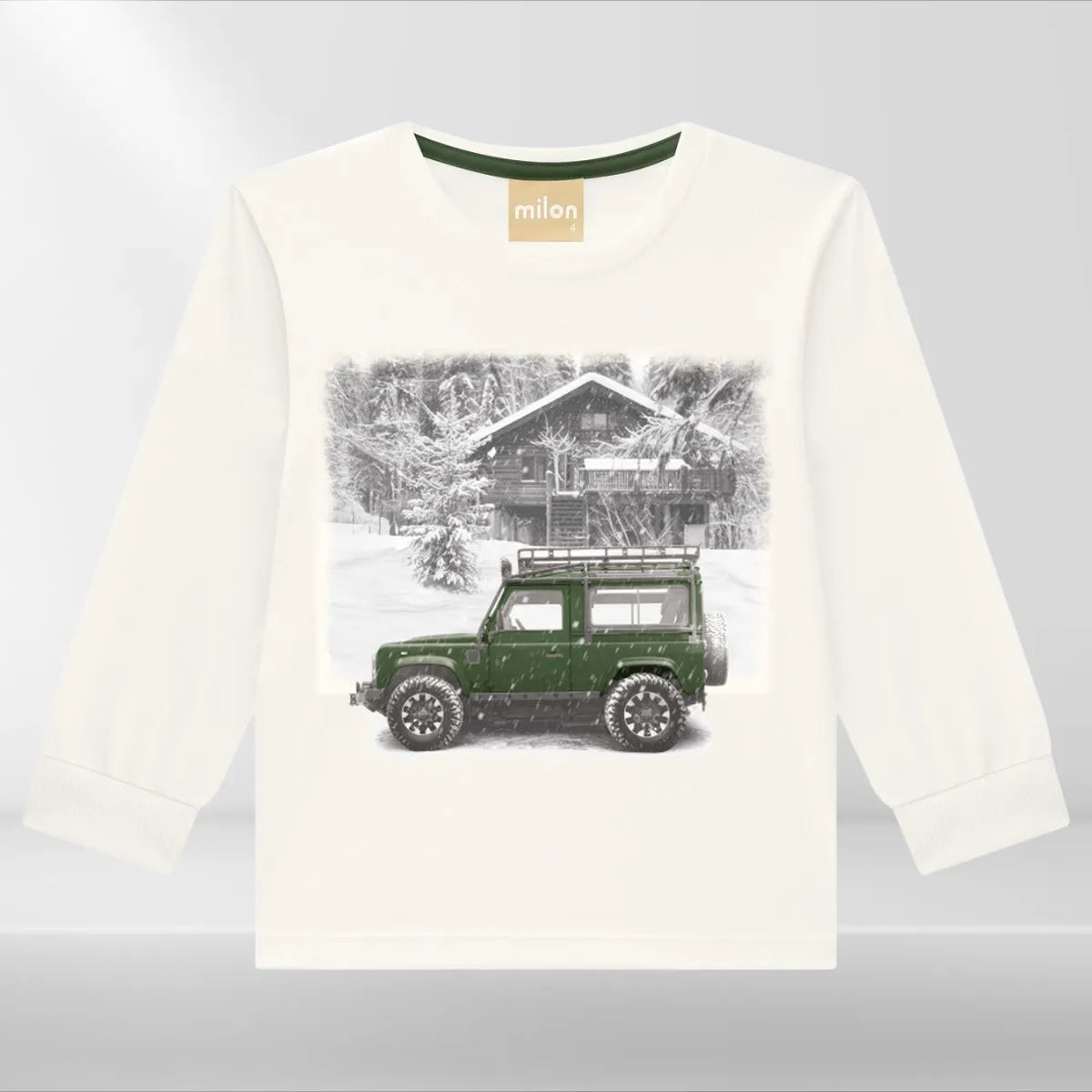 Cream Truck Tee & Jogger Set