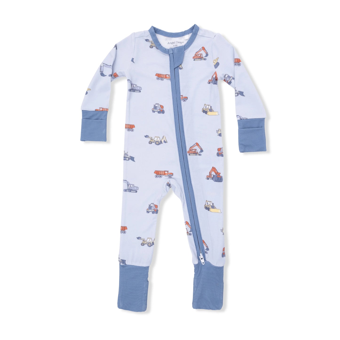 Construction Vehicles Convertible Romper