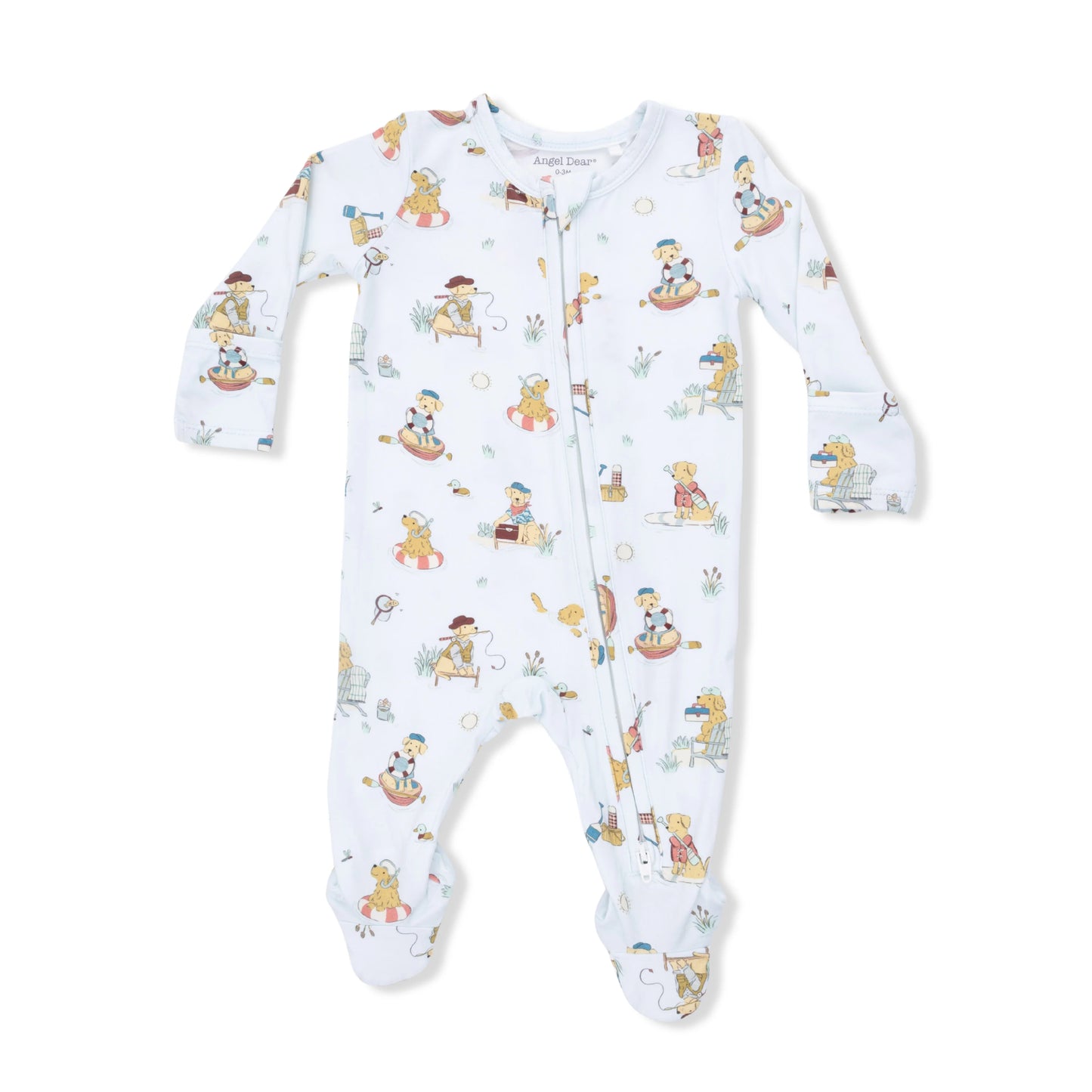 Lake Buddy Dogs 2 Way Zipper Footie