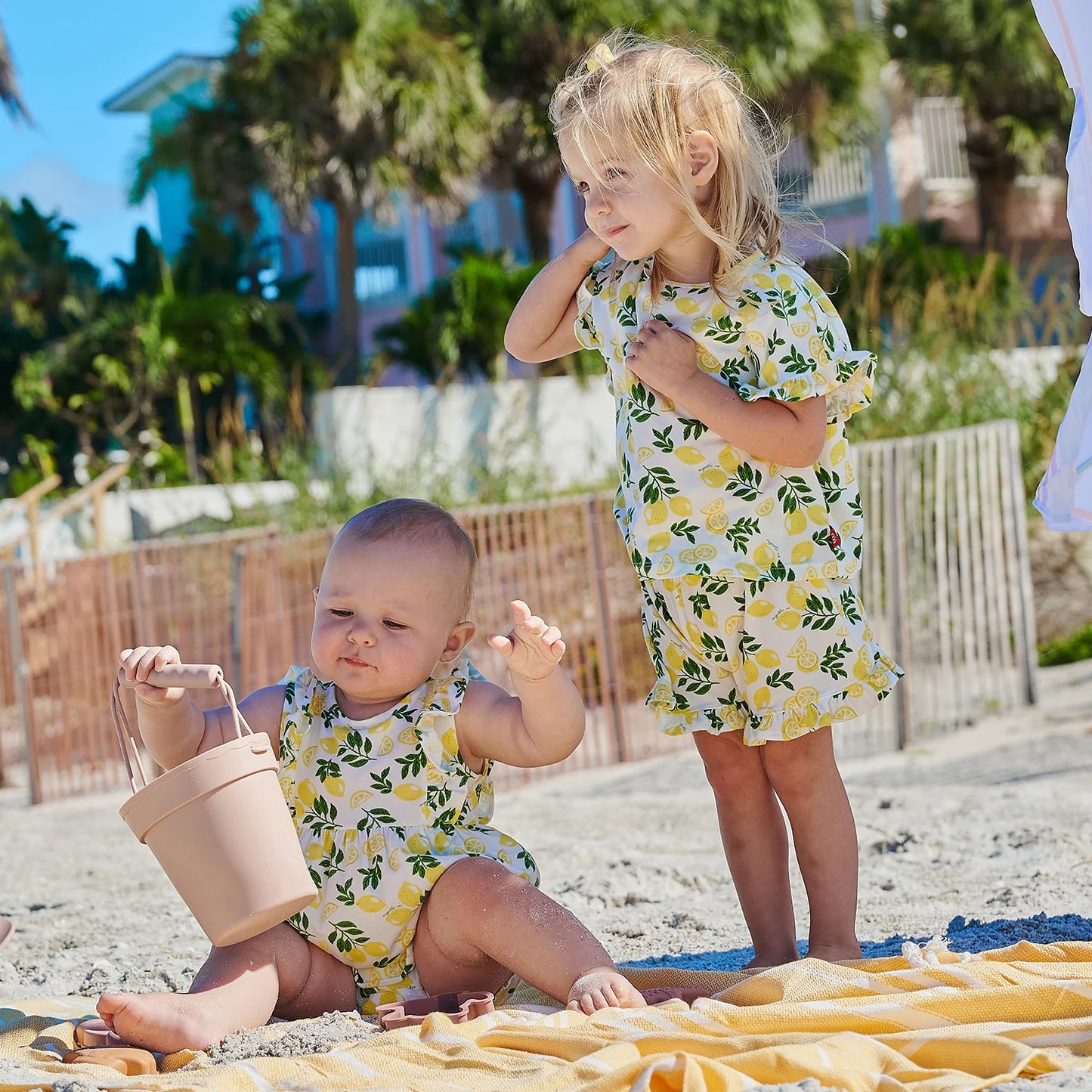 Simply The Zest Modal Magnetic Ruffle Short Set