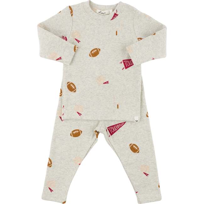 oh baby! Football Print Two Piece Set