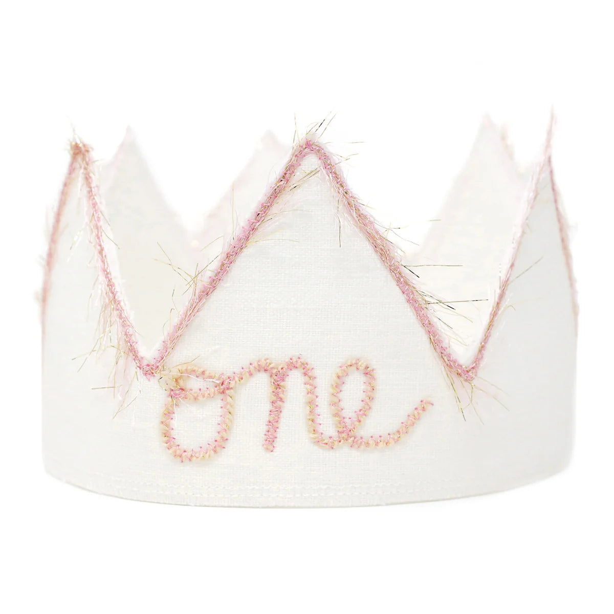 oh baby! “One” Linen Crown Blush