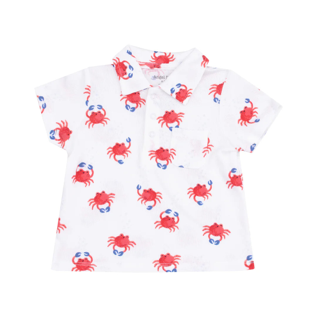 Crabby Cuties Polo Shirt & Short Set