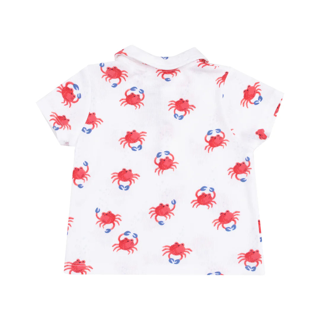 Crabby Cuties Polo Shirt & Short Set