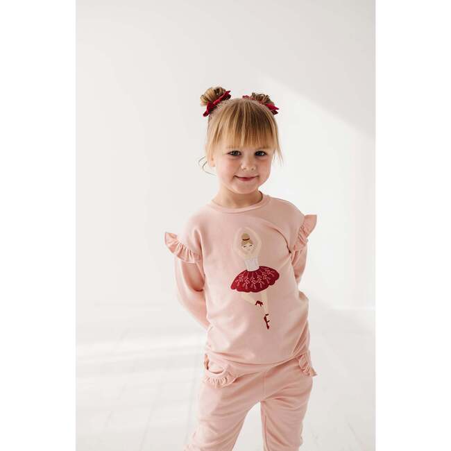 Ballerina Ruffle Sweatshirt & Legging Set