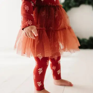Ballerina Ruffle Sweatshirt & Legging Set
