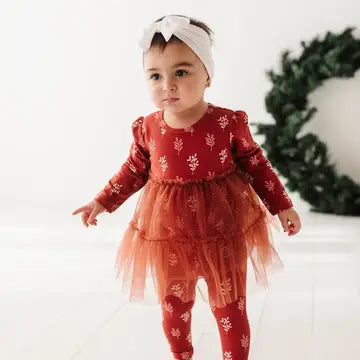 Ballerina Ruffle Sweatshirt & Legging Set