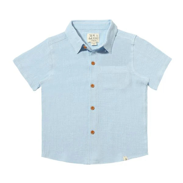 Newport Blue Woven Shirt