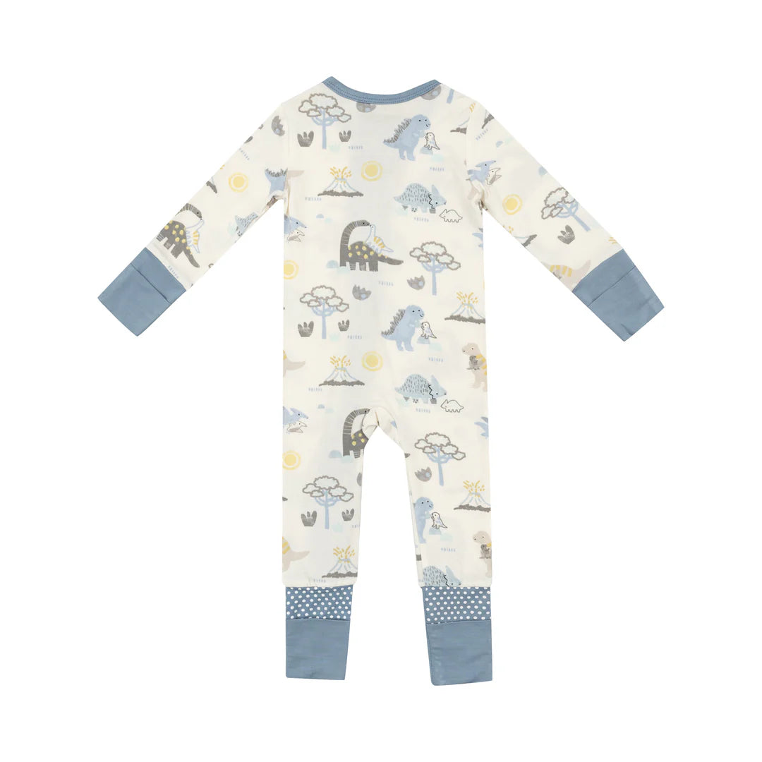 Soft Dinos 2 Way Zipper Romper