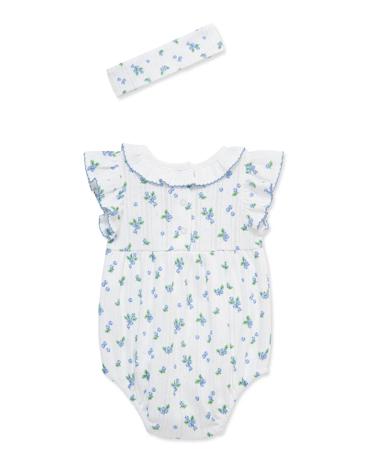 Blueberry Knit Bubble & Headband