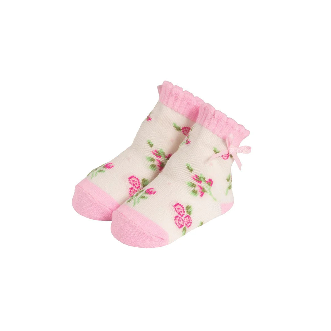 Rose Print Sock
