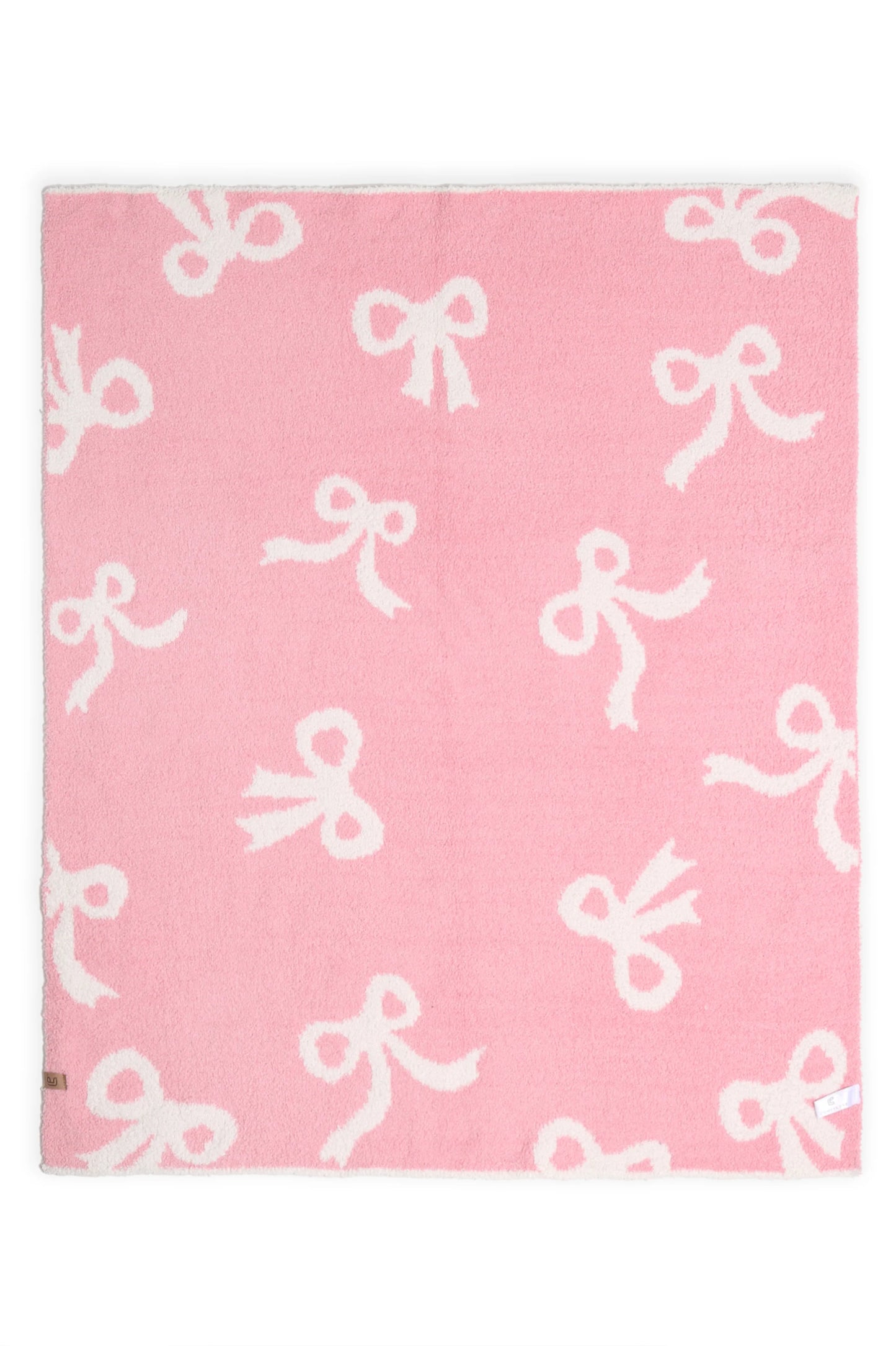 Children’s Bow Pattern Throw Blanket