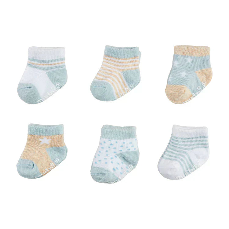 Assorted Blue Baby Socks