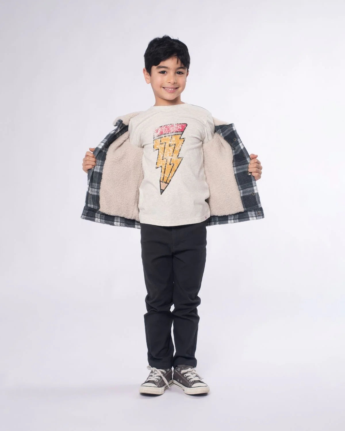 Creative Spark Graphic Long Sleeve Tee
