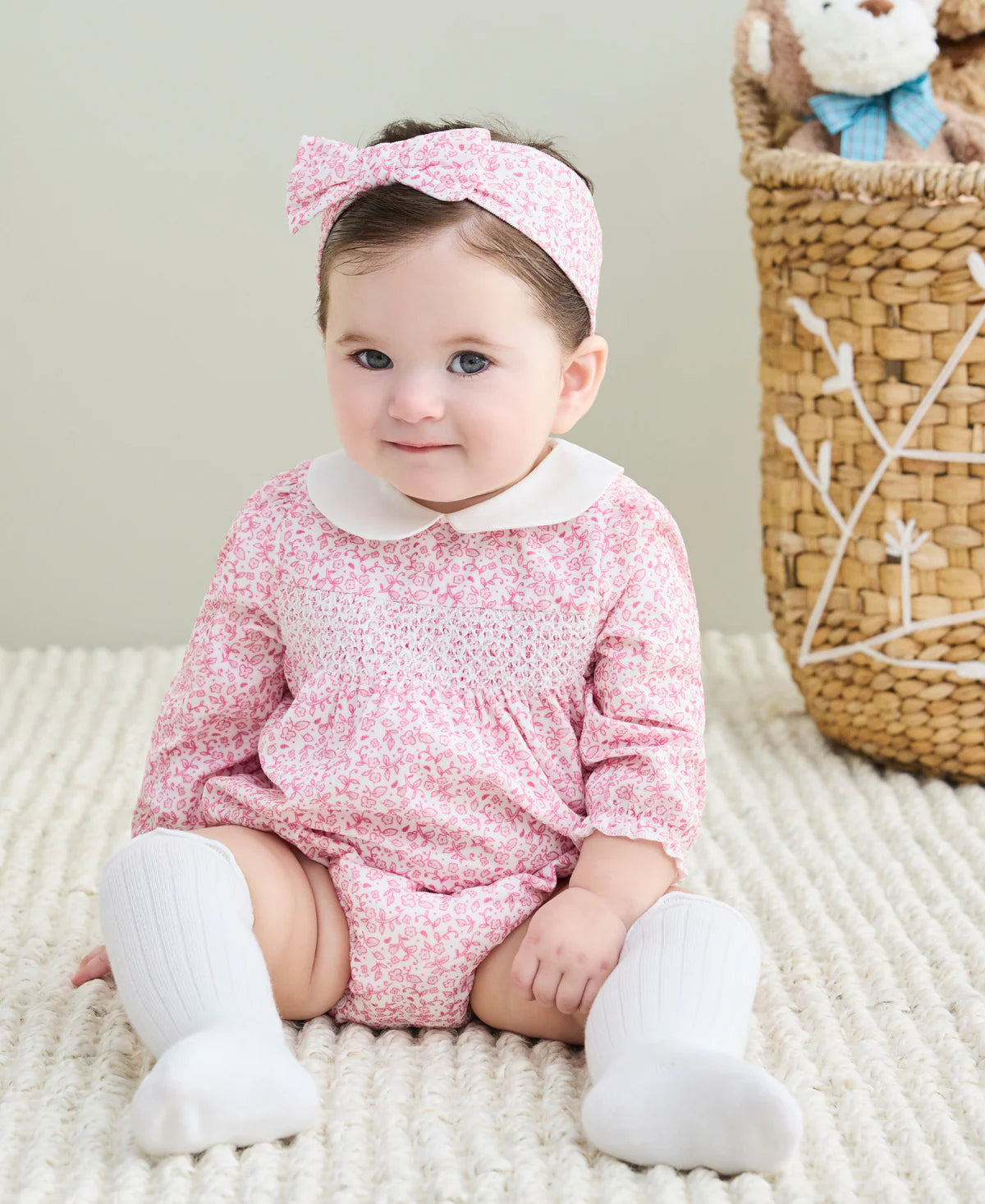 Floral Woven Bubble Set