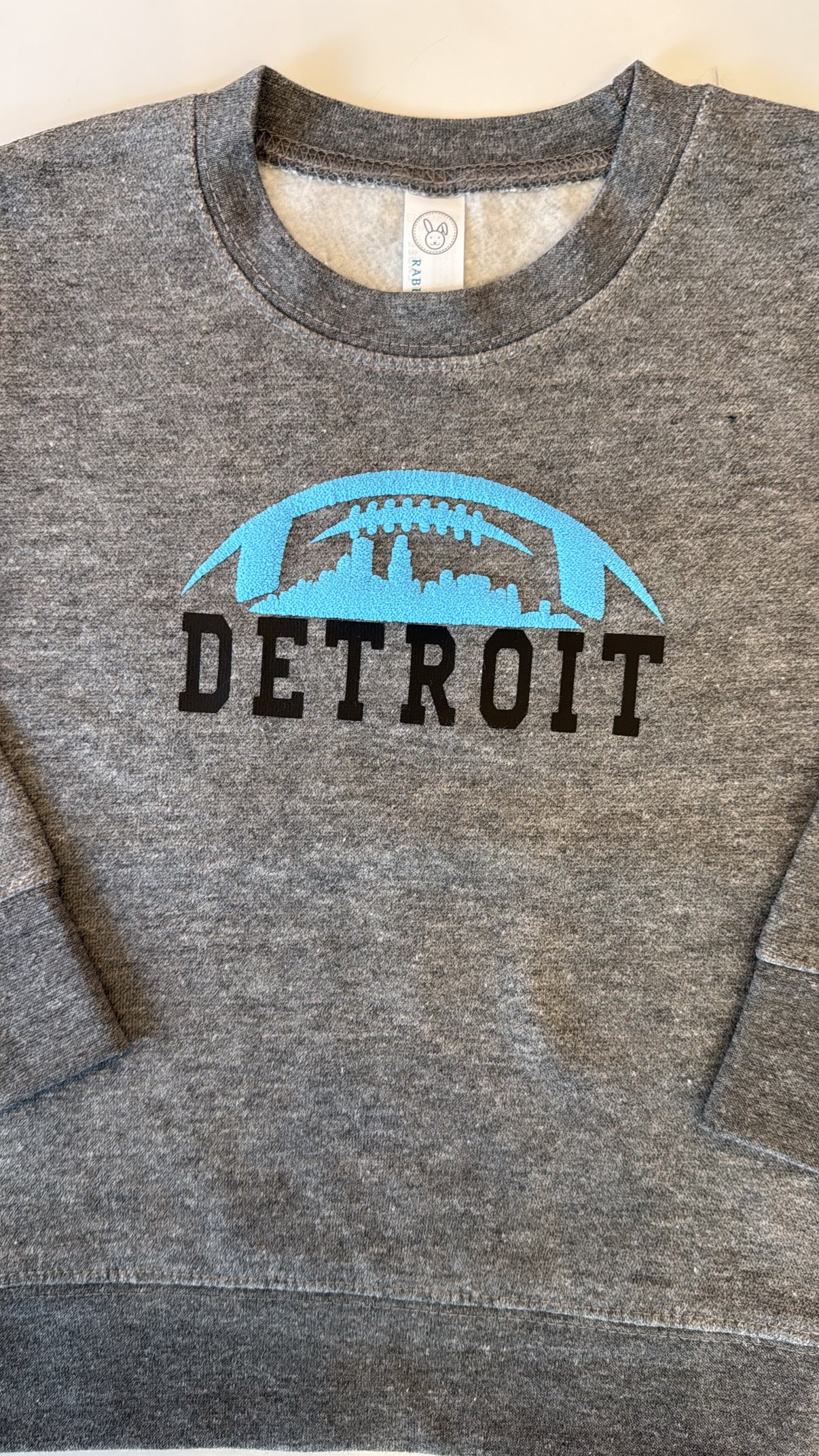 Detroit Skyline Football Sweatshirt
