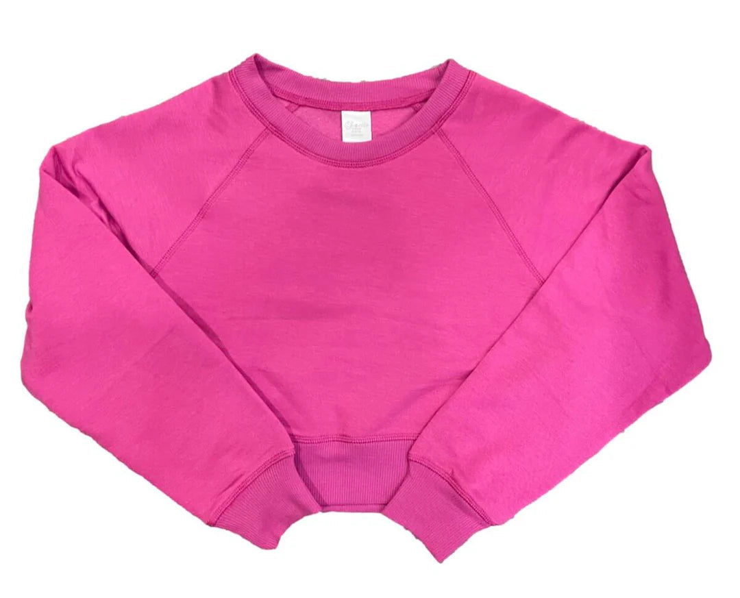 Muted Fuchsia Soft Cloud Crewneck Top