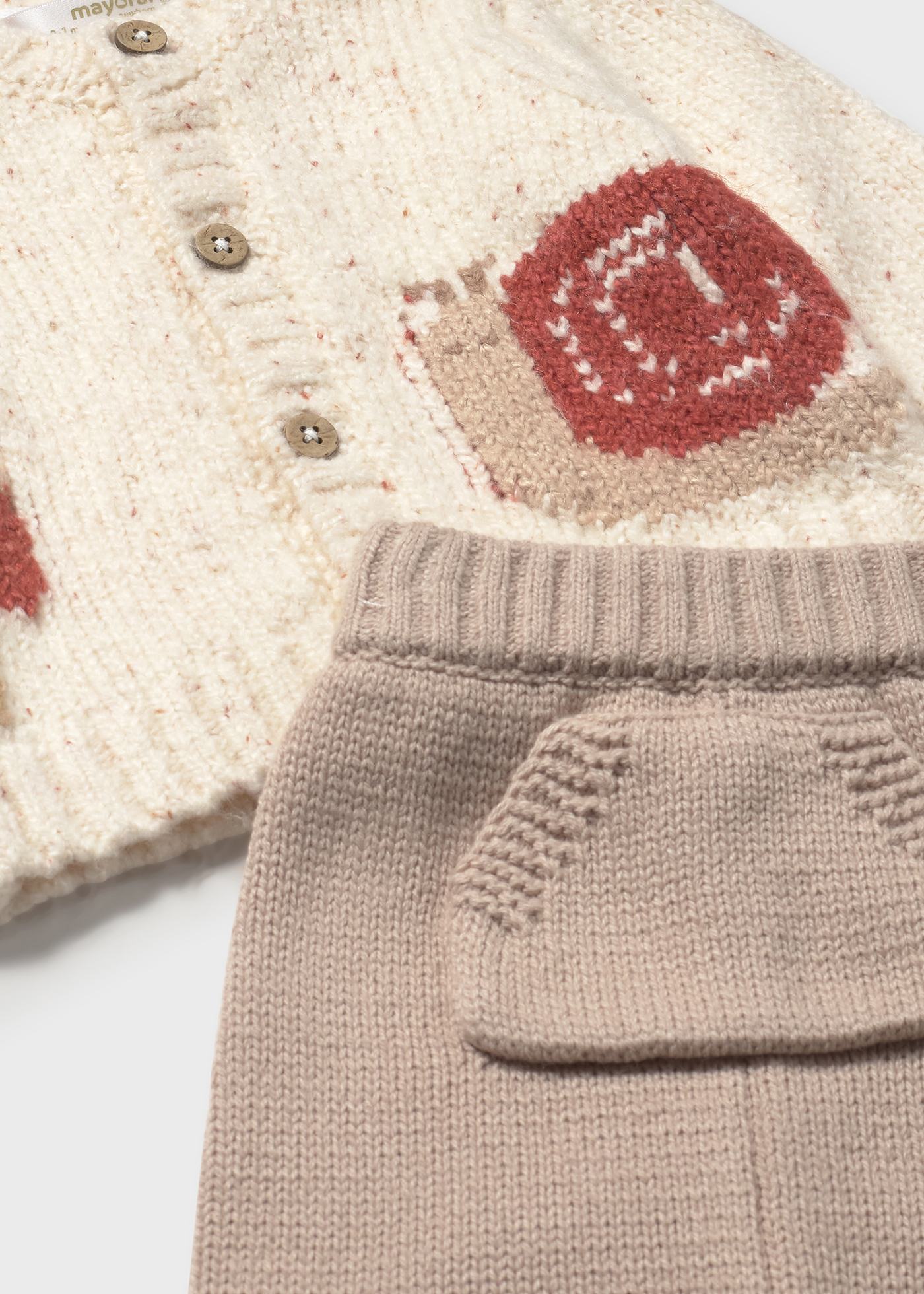 Knit Cardigan & Pant Set