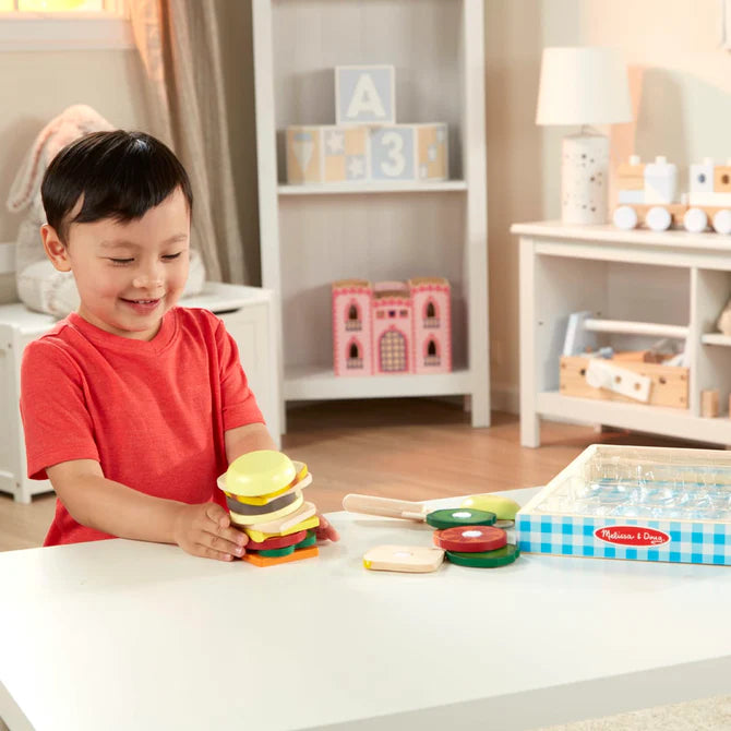 Wooden Sandwich Making Play Set