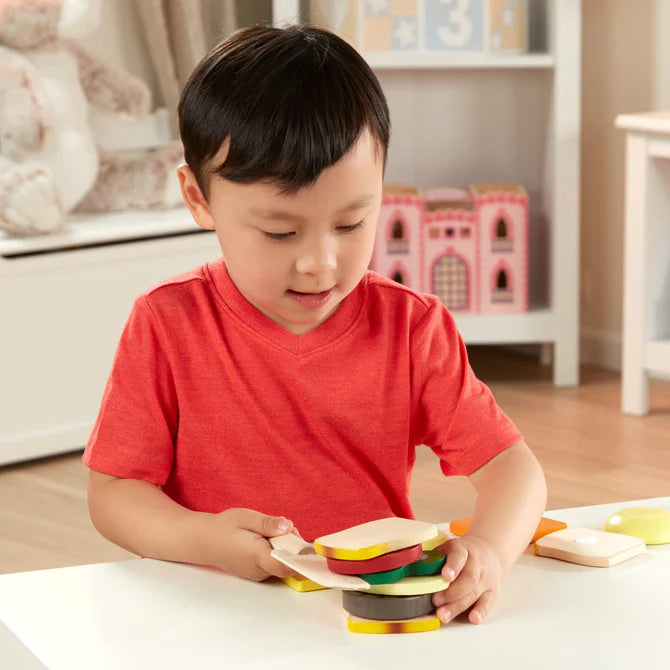 Wooden Sandwich Making Play Set