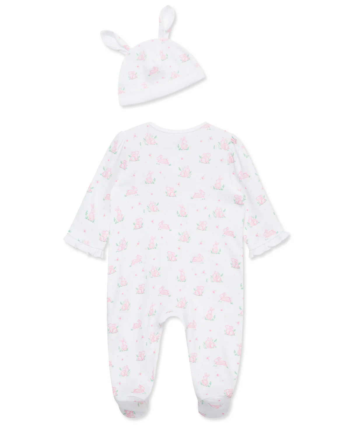Bunny “My First Easter” Footie W/Hat Pink