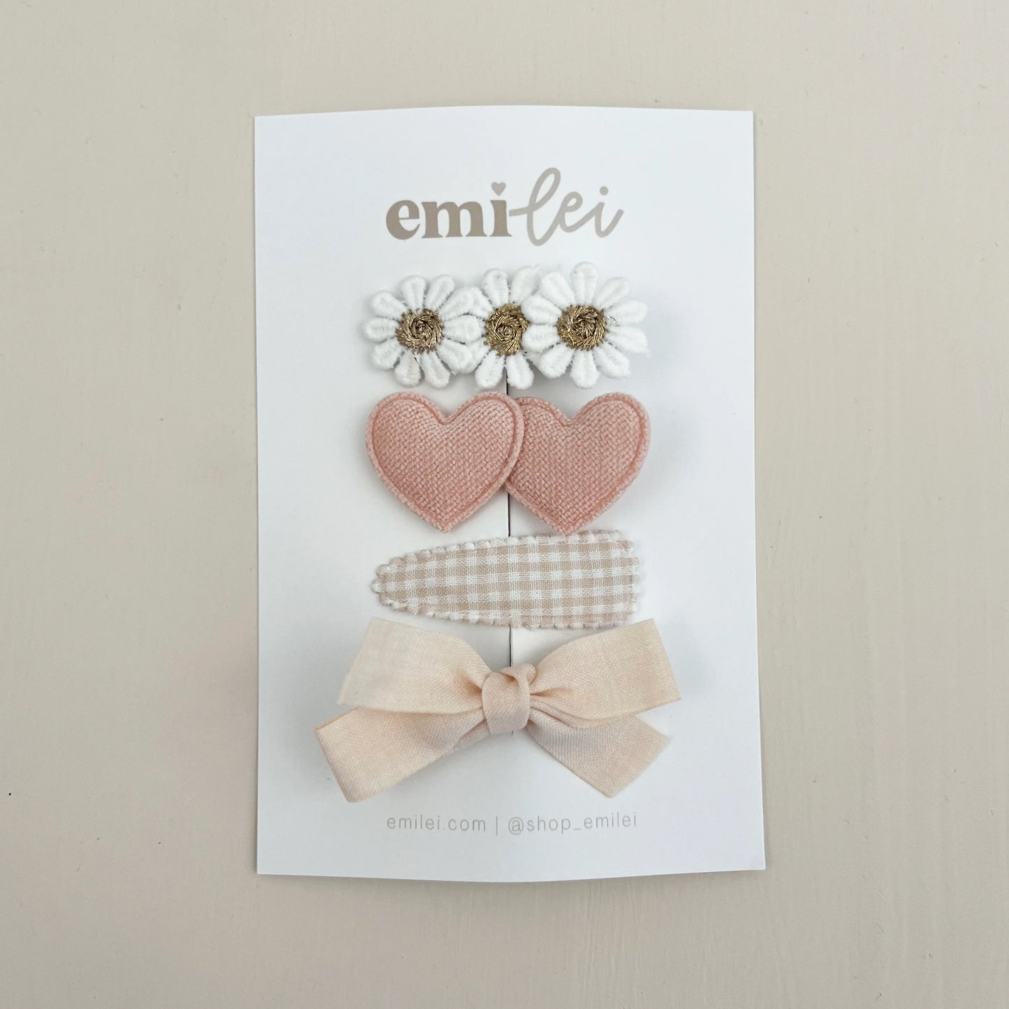 Barrette Hair Clips - Set of 4