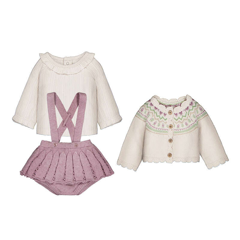 Knit Skirt Set