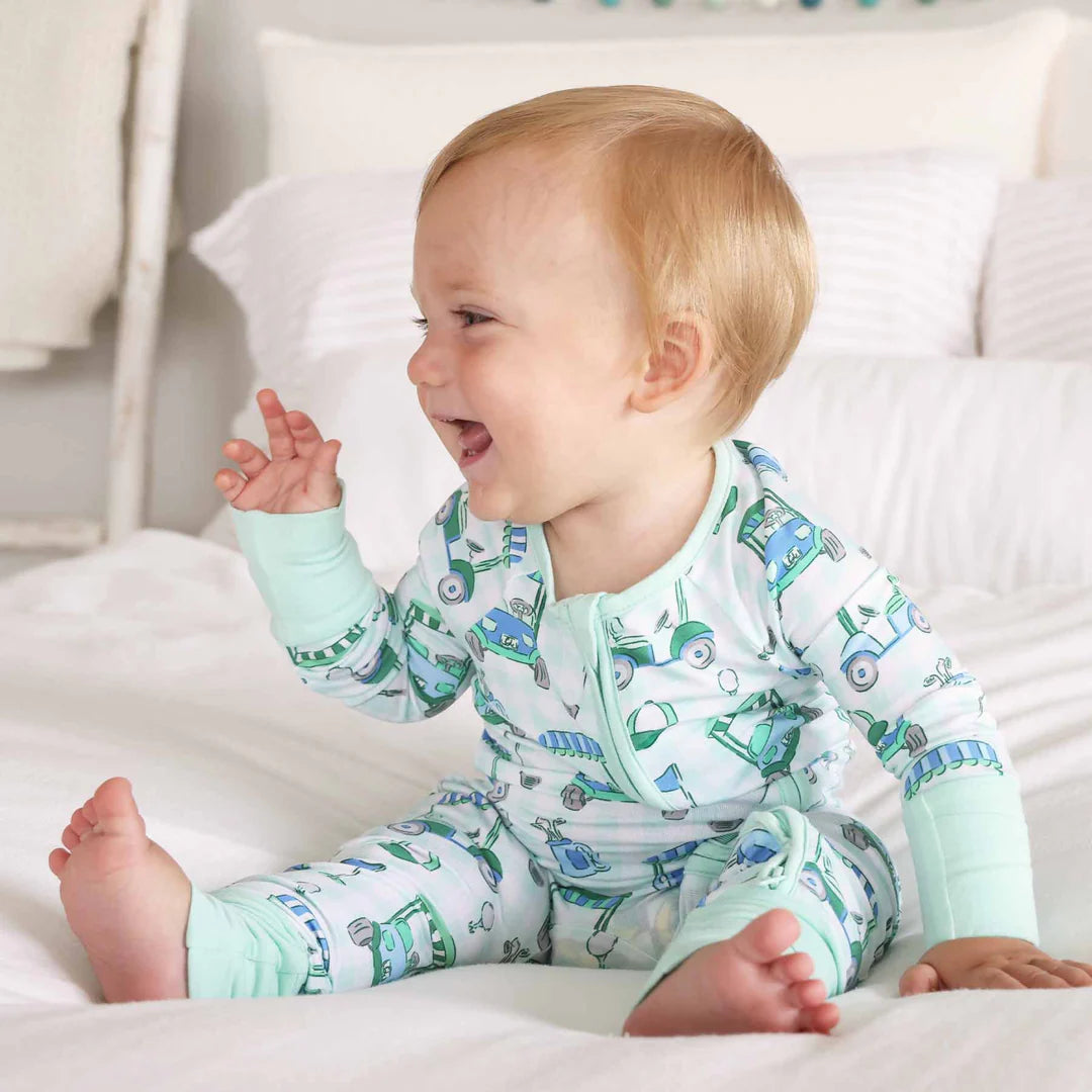 Birdie Babes Convertible Zip Romper | Green