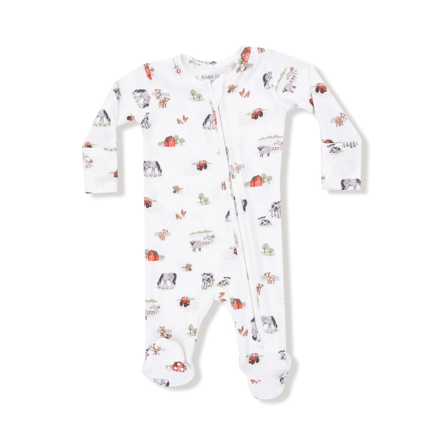 Little Farm 2 Way Zipper Footie