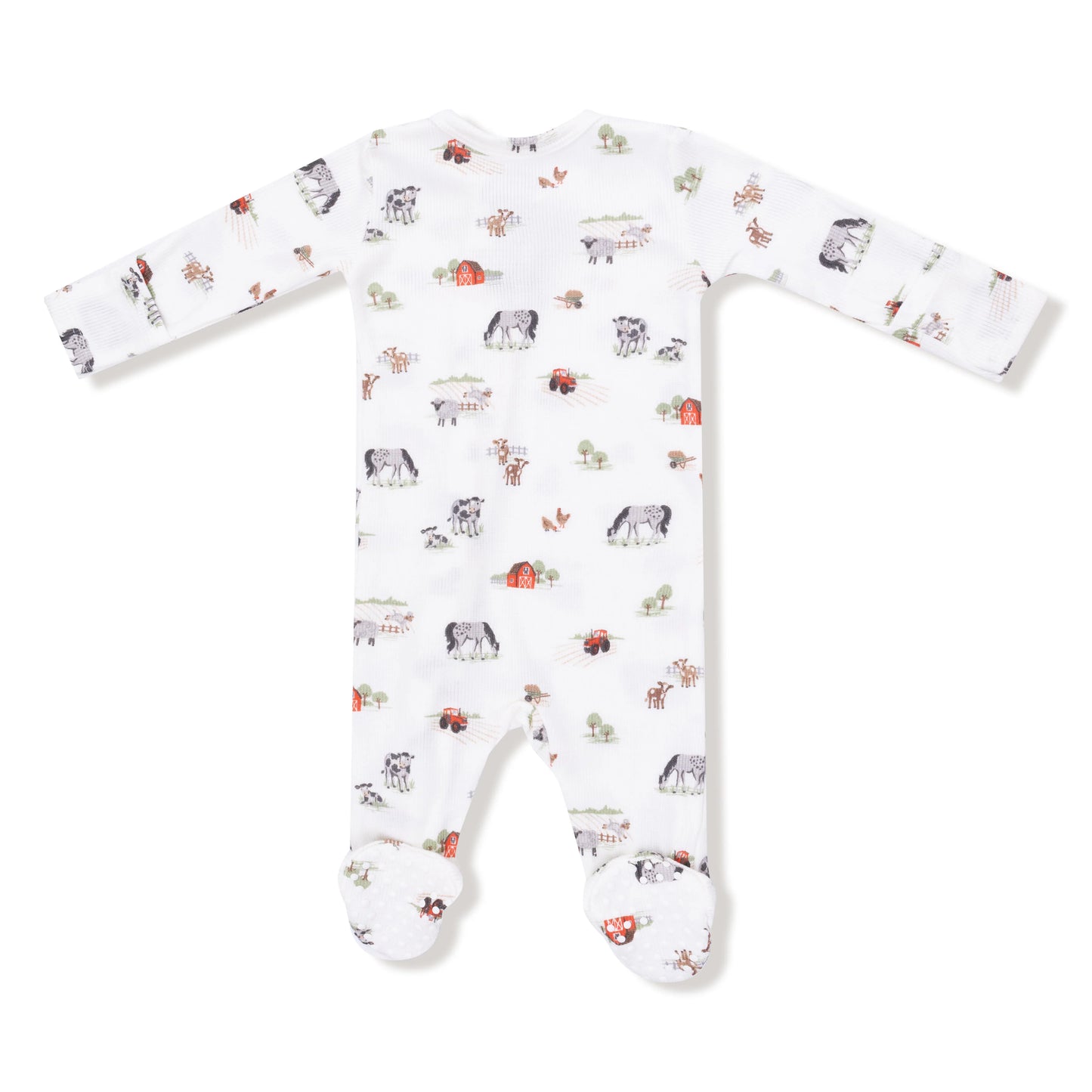 Little Farm 2 Way Zipper Footie