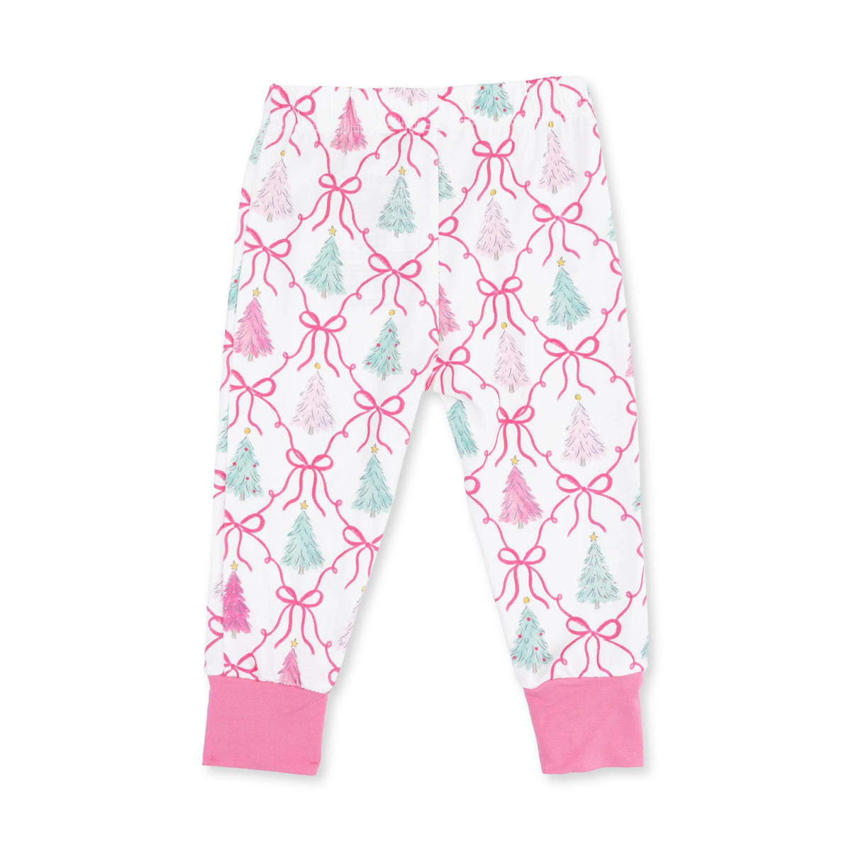 Bow Trellis Tree Long Sleeve Loungewear Set