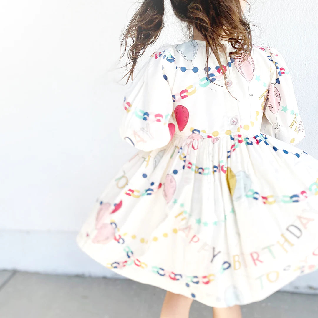 Girls Brooke Dress-Birthday Garland