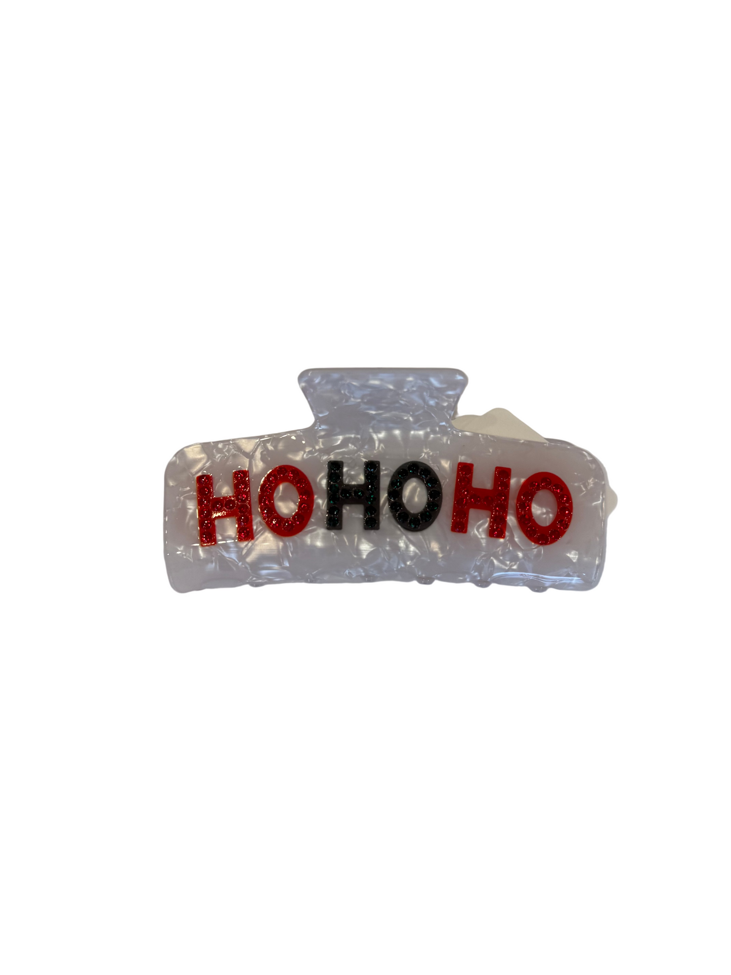 Ho Ho Ho Christmas Hair Claw Clip