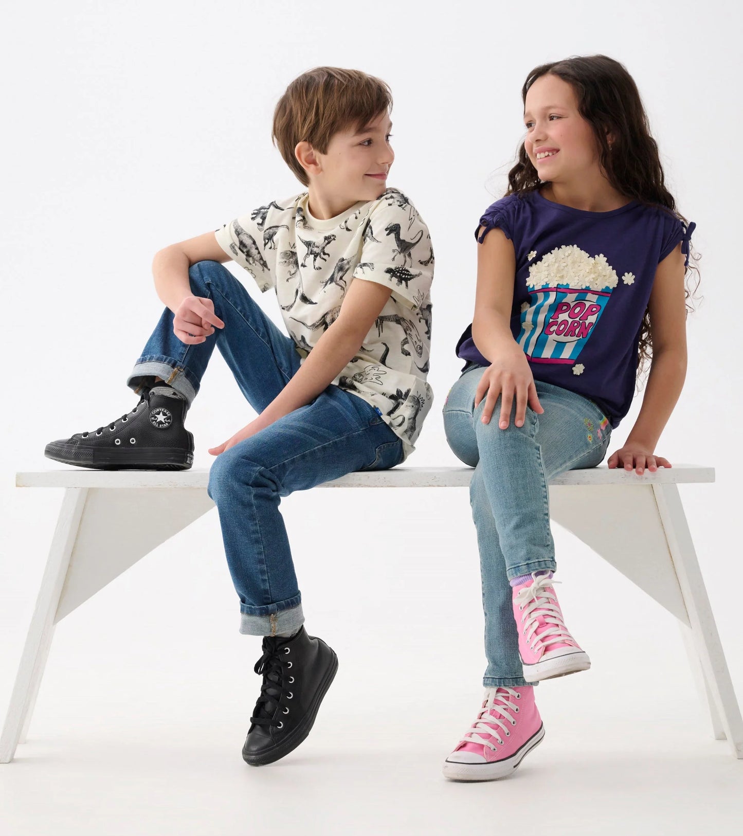 Popcorn Cinched Shoulder Top