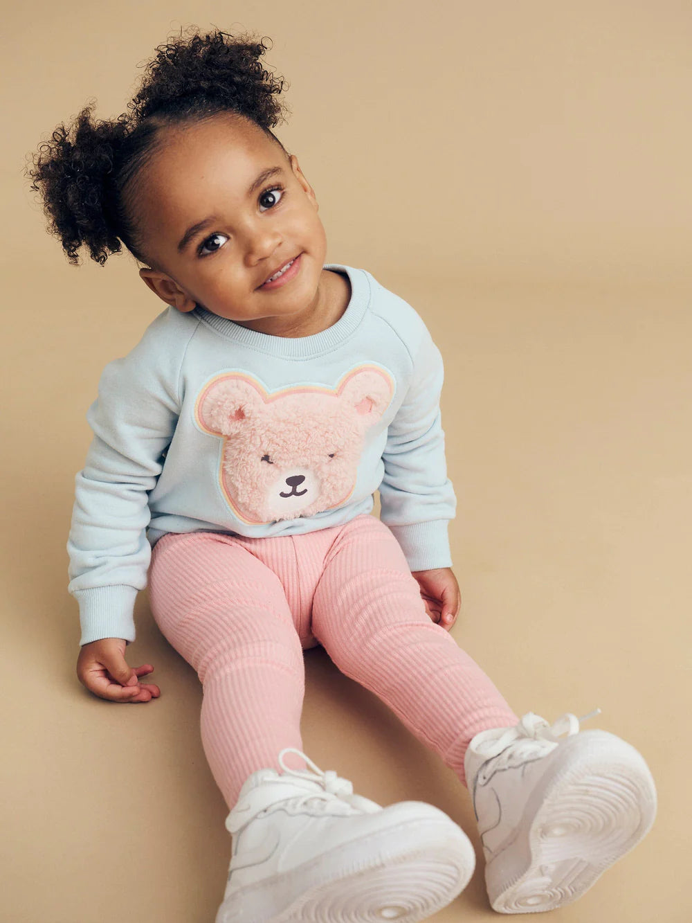 Furry Heart Bear Sweatshirt