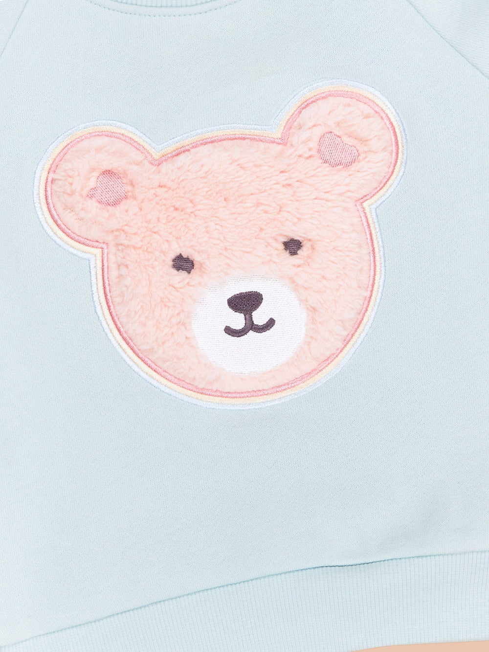 Furry Heart Bear Sweatshirt