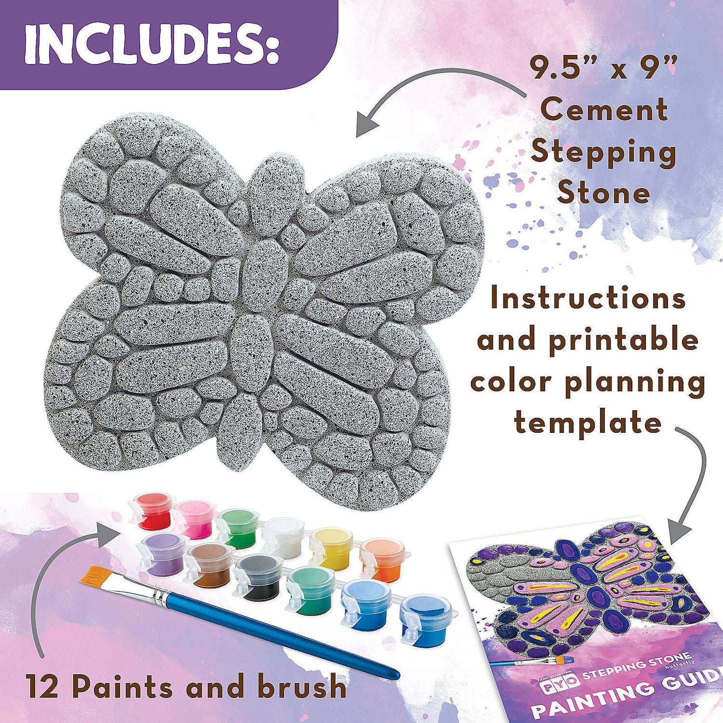 Paint Your Own Stepping Stone Butterfly