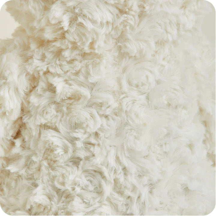 Cream Curly Bear Warmies