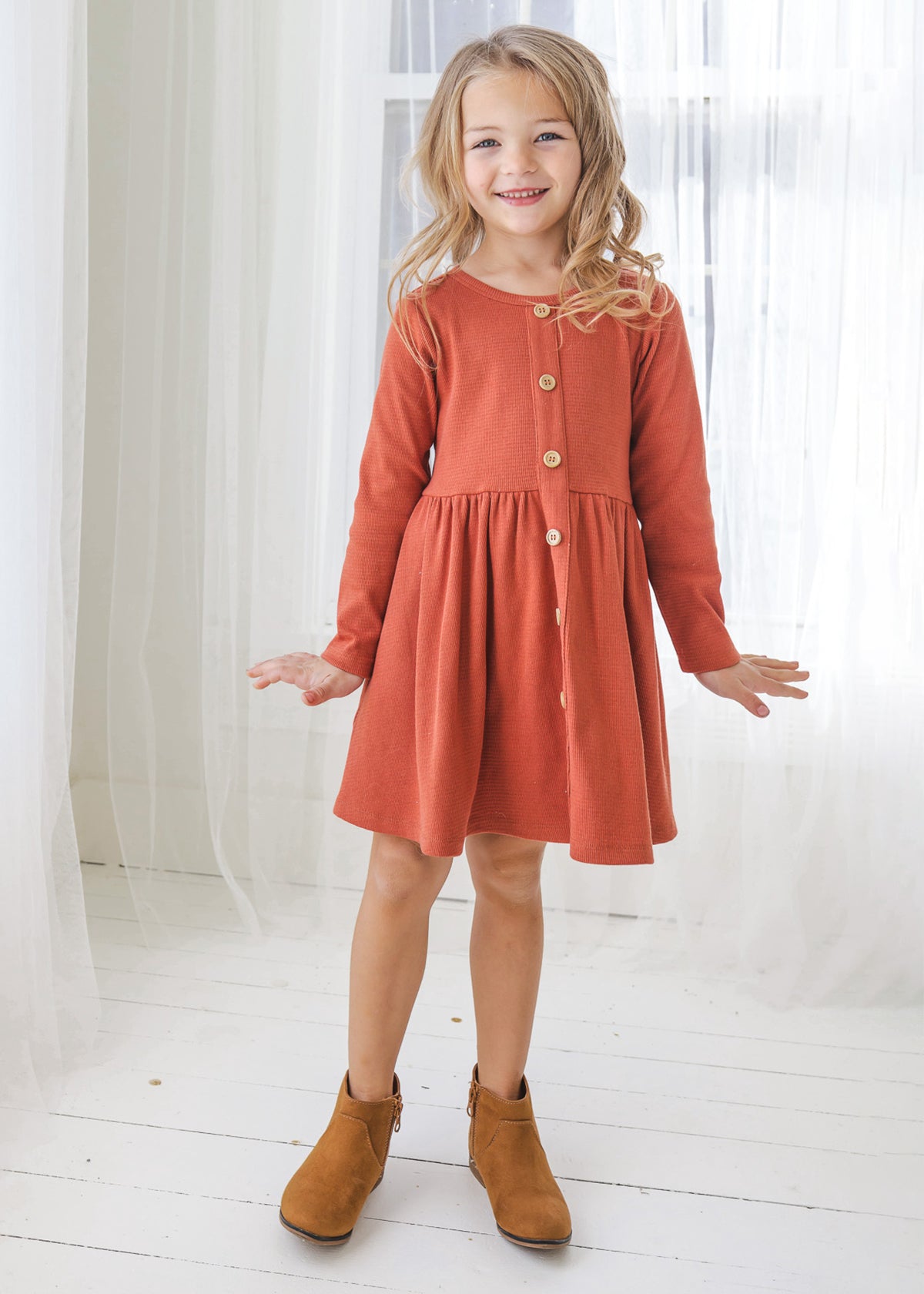Aubrey Thermal Knit Dress
