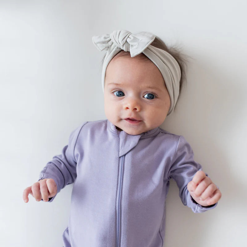 Taro Zippered Footie
