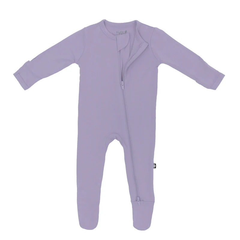 Taro Zippered Footie