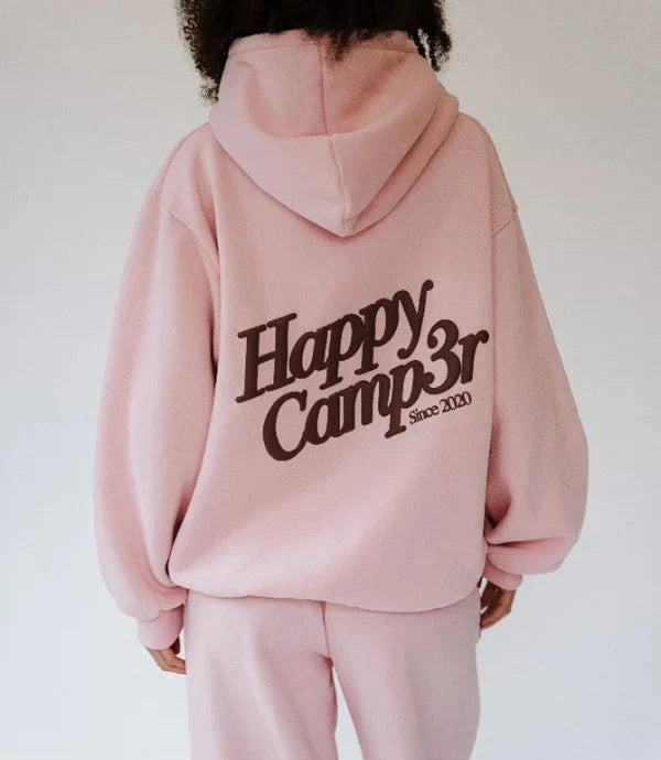 Puff Series Core Youth Hoodie Light Pink