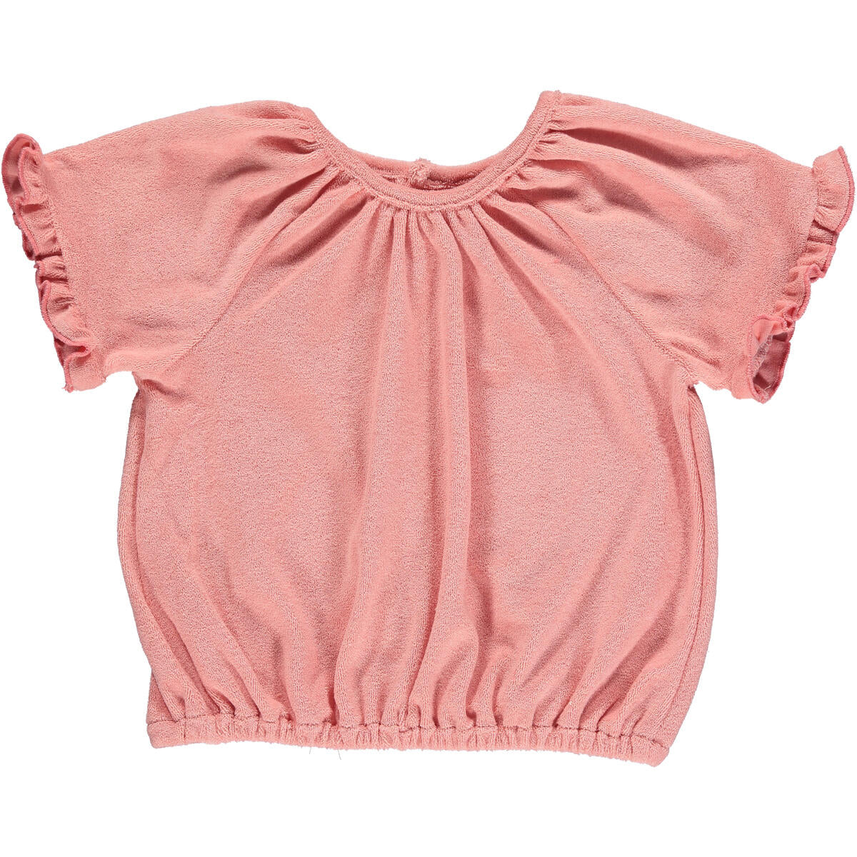 Pink Coral Terry Cloth Short Set