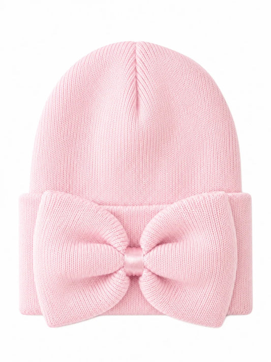 Baby's First Hat, Petal Pink Bow