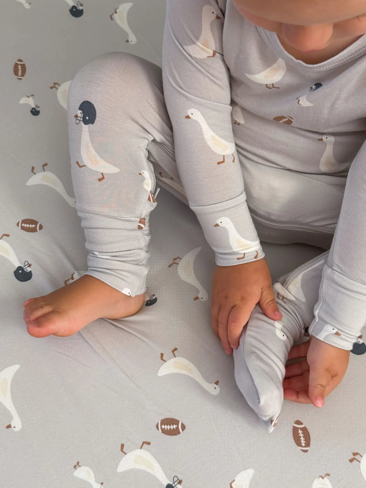 Convertible Pajama Football Goose