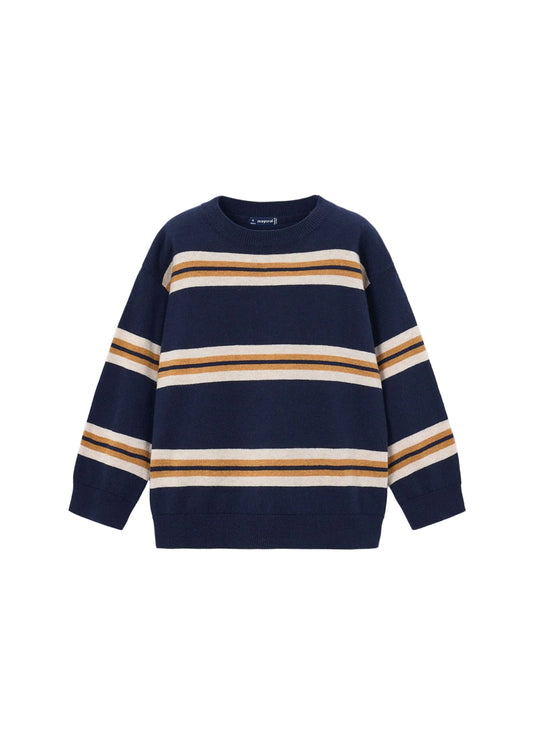 Navy Striped Sweater